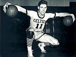 Chuck Connors Playing for the Celtics