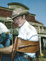 Chuck Connors on Director's Chair