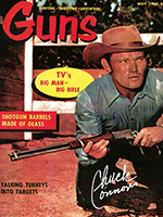 Chuck Connors on the Cover of Guns Magazine