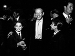 Craig Stevens, Johnny Crawford, Fred Astaire, Bobby Crawford, James Garner at the 1959 Emmy nominees reception.