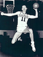 Chuck Connors Playing for the Celtics