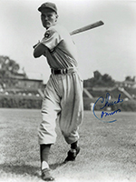 Chuck Connors Playing for the Chicago Cubs