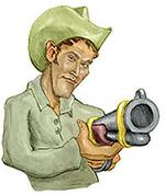 Chuck Connors Cartoon