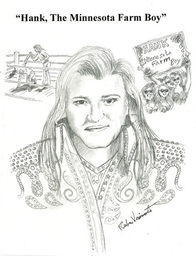 Sketch of What Hank Looked Like as the Minnesota Farmboy